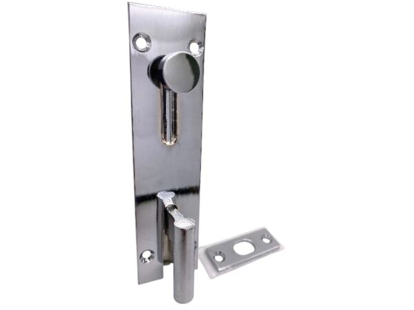 Windsor Brass Necked Outward Reverse Bolt 125mm - Chrome Plate
