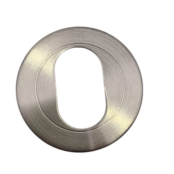 Thin Oval Cylinder Escutcheon
