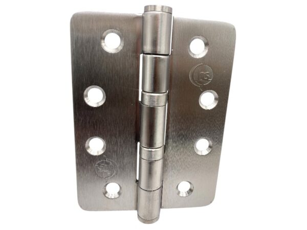 Novas Hinge 100x75x2.5mm Ball Bearing Fixed Pin 1/4 Radius 304 SSS