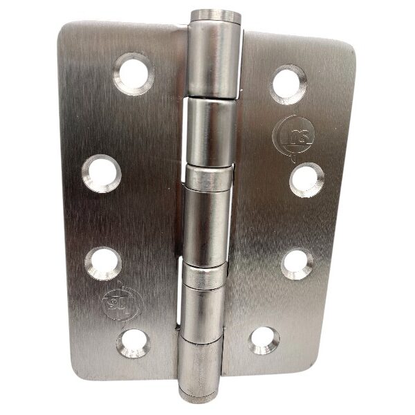 Novas Hinge 100x75x2.5mm Ball Bearing Fixed Pin 1/4 Radius 304 SSS