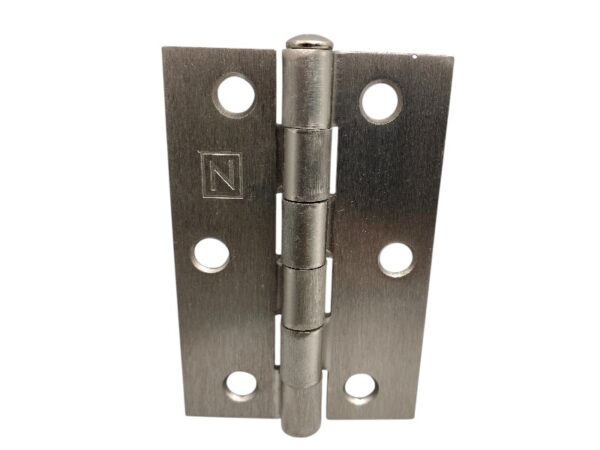 Novas Hinge 89x59mm Loose Pin Satin/Brushed Nickel Rectangular w/Screws