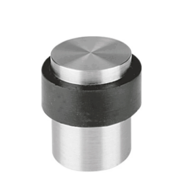 Compact Round Floor Mount Door Stop 30mm
