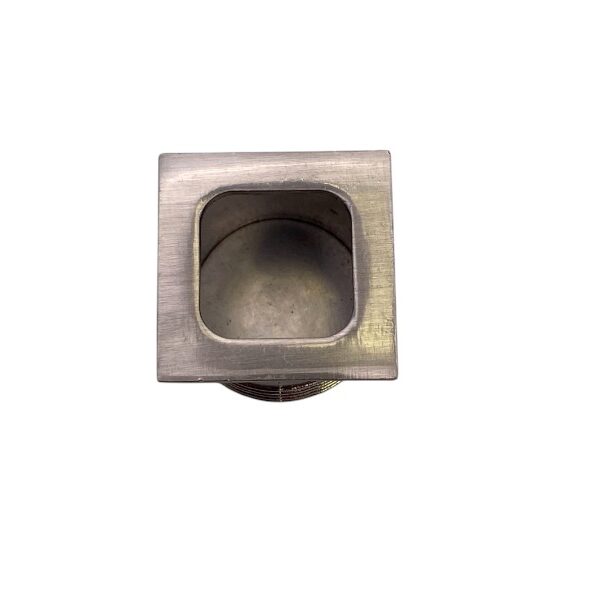 Square Finger Pull 26mm Satin Nickel