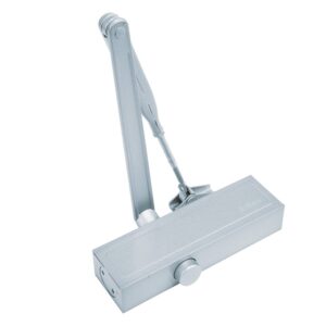 Briton 1130B Metal Fix Delay Action Closer Silver